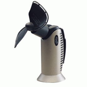 SEEKR by Caframo Tiny Tornado II 827 4.5" Handheld 1-Speed Fan - Black