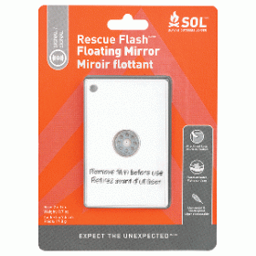 S.O.L. Survive Outdoors Longer Rescue Flash Floating Mirror