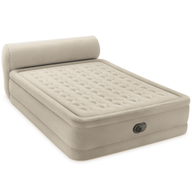 Durabeam Headboard 18" Queen Air Mattress with Built-in Pump